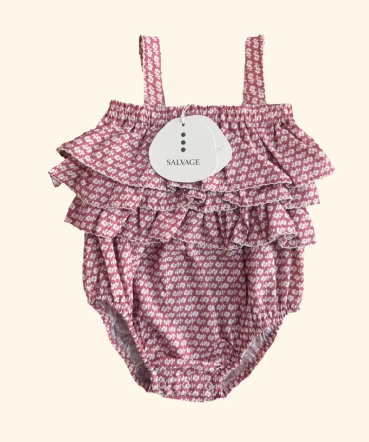 Firfirli Yazlik Tulum – %100 Organik Pamuk, Estetik ve Rahat